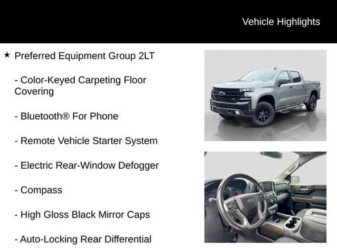 Used 2022 Chevrolet Silverado 1500 LT Trail Boss w/ Bed Protection Package AWD/4WD image 11