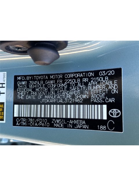 Used 2020 Toyota Prius LE FWD image 23