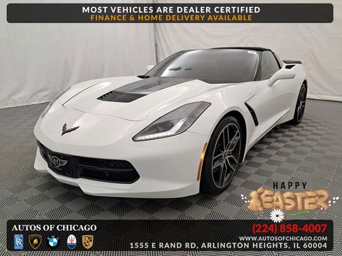 Used 2019 Chevrolet Corvette Stingray Coupe w/ Carbon Flash Badge Package image 1