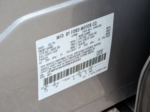 Used 2024 Ford Edge Titanium AWD/4WD image 33