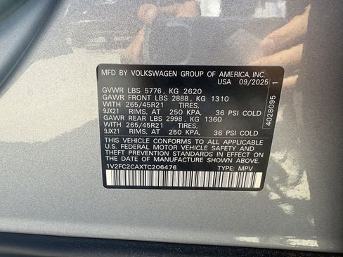 New 2026 Volkswagen Atlas Cross Sport SEL Premium R-Line image 29