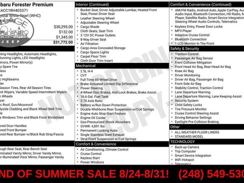 Used 2024 Subaru Forester Premium AWD/4WD image 21