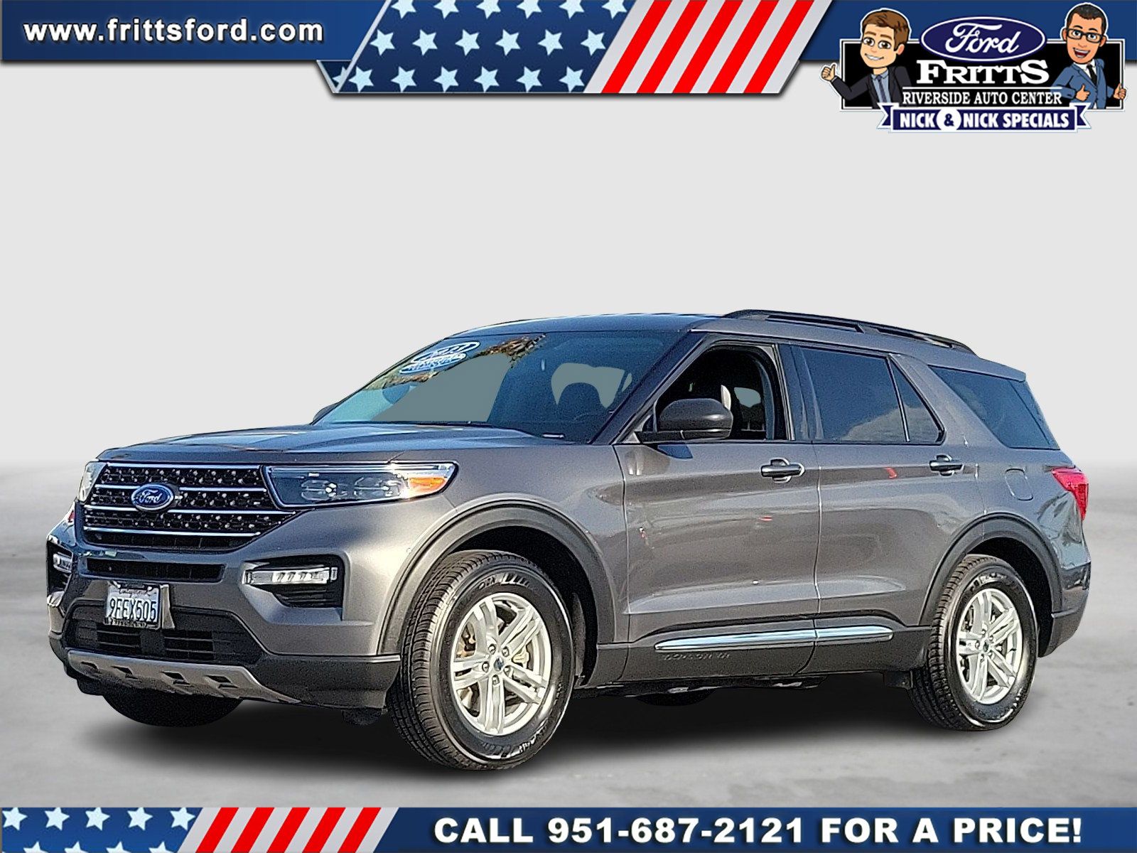 Certified 2023 Ford Explorer XLT w/ Equipment Group 202A RWD image 1