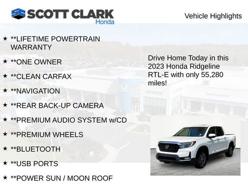 Used 2023 Honda Ridgeline RTL-E image 11