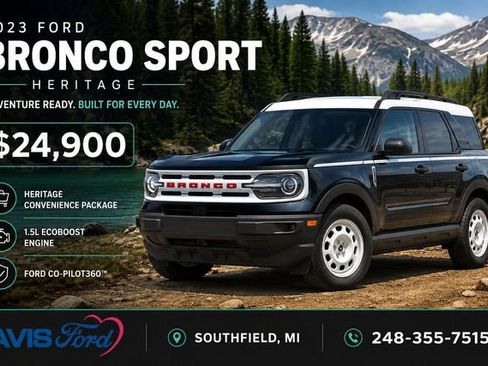 Used 2023 Ford Bronco Sport Heritage w/ Heritage Convenience Package AWD/4WD image 1