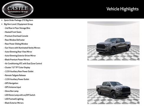 New 2026 RAM 1500 Big Horn AWD/4WD image 3