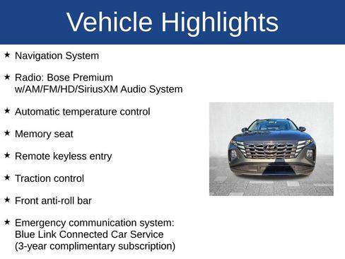 Used 2022 Hyundai Tucson Limited w/ Cargo Package image 3