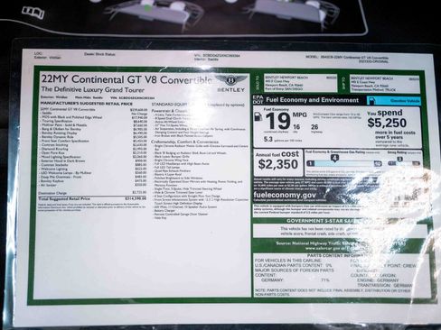 Used 2022 Bentley Continental GT V8 image 3