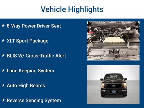 Used 2022 Ford F150 XLT w/ Equipment Group 301A Mid AWD/4WD image 3