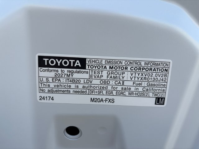 New 2027 Toyota Prius LE FWD image 10