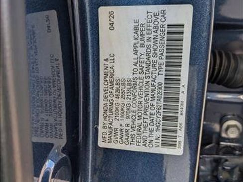 New 2026 Honda Accord EX-L image 17