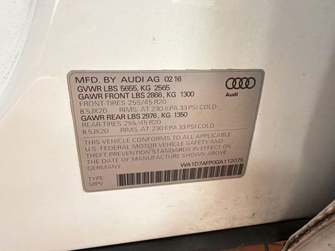 Used 2016 Audi Q5 3.0T Premium Plus w/ Technology Package AWD/4WD image 19