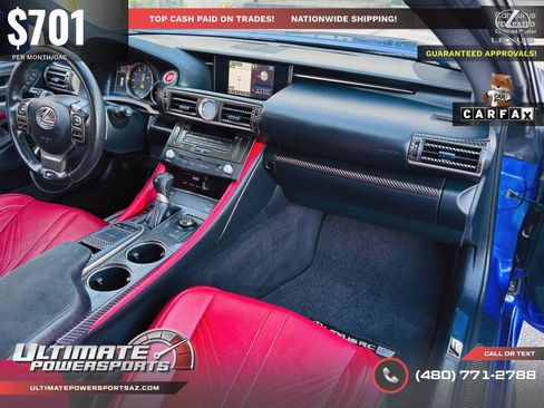 Used 2017 Lexus RC F w/ Premium Package RWD image 11