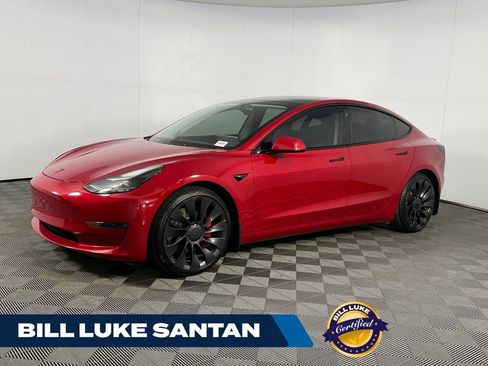 Used 2022 Tesla Model 3 Performance AWD/4WD image 1