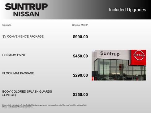 Used 2026 Nissan Sentra SV w/ SV Convenience Package FWD image 2