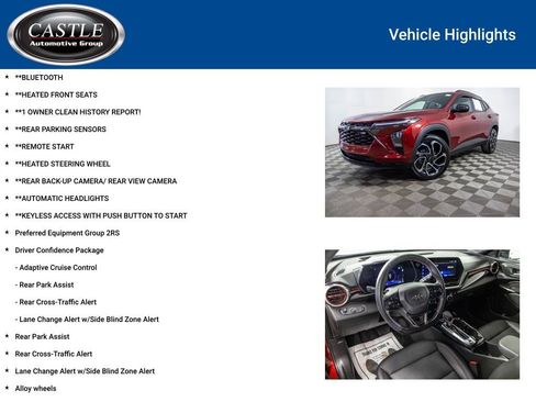 Used 2024 Chevrolet Trax RS w/ Driver Confidence Package FWD image 3