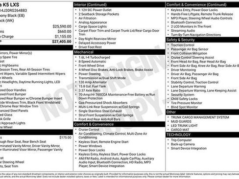 Used 2024 Kia K5 LXS image 14