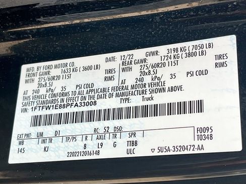 Used 2023 Ford F150 King Ranch w/ Equipment Group 601A High AWD/4WD image 33