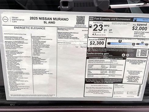 New 2025 Nissan Murano SL image 38