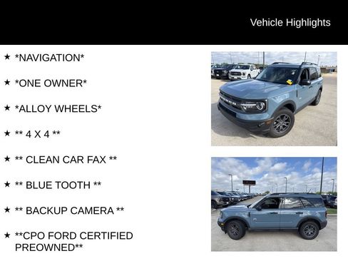 Used 2023 Ford Bronco Sport Big Bend w/ Convenience Package AWD/4WD image 4