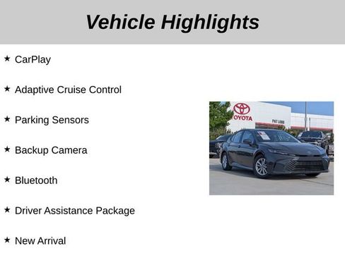 Used 2025 Toyota Camry LE FWD image 5