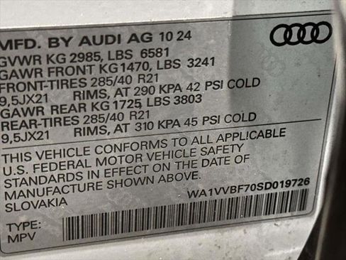Used 2025 Audi Q7 3.0T Prestige w/ Prestige Package AWD/4WD image 33