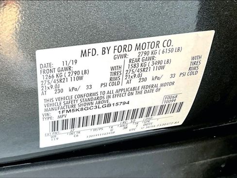 Used 2020 Ford Explorer ST w/ ST Street Pack image 35