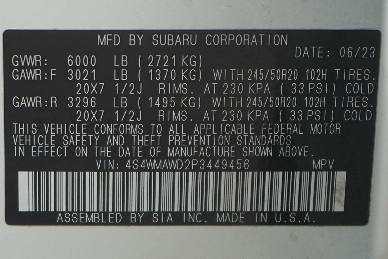 Used 2023 Subaru Ascent Touring AWD/4WD image 30