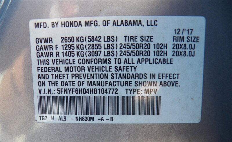 Used 2017 Honda Pilot Elite image 35