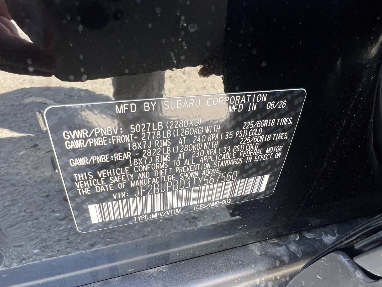 New 2026 Subaru Outback Premium AWD/4WD image 15