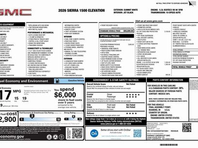 New 2026 GMC Sierra 1500 Elevation w/ Elevation Premium Package
