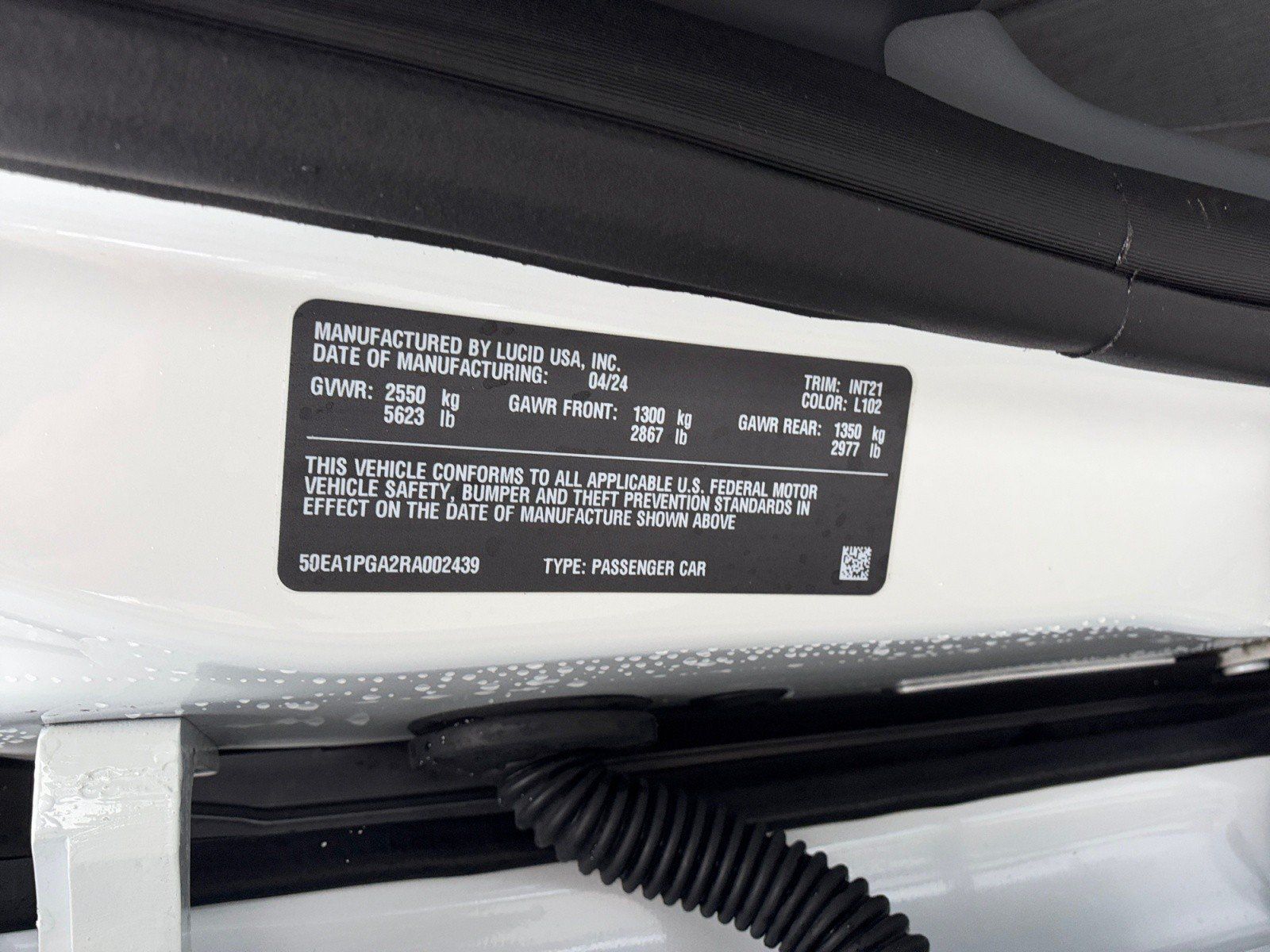 Used 2024 Lucid Air Pure RWD image 22