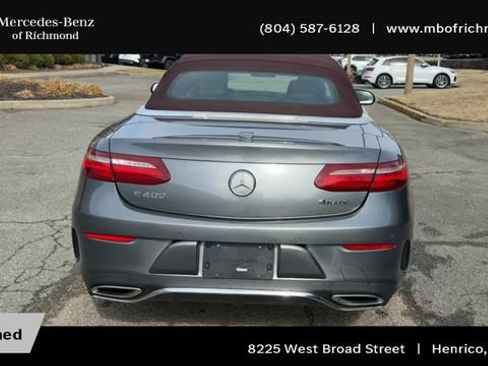 Used 2018 Mercedes-Benz E 400 4MATIC Cabriolet image 9