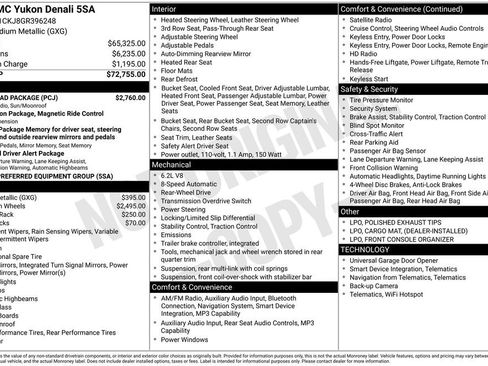 Used 2016 GMC Yukon Denali w/ Open Road Package image 11