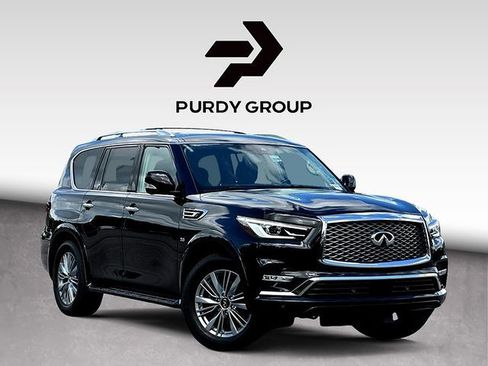 Used 2019 INFINITI QX80 Luxe w/ Proassist Package RWD image 1