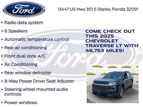 Used 2025 Chevrolet Traverse LT FWD image 20