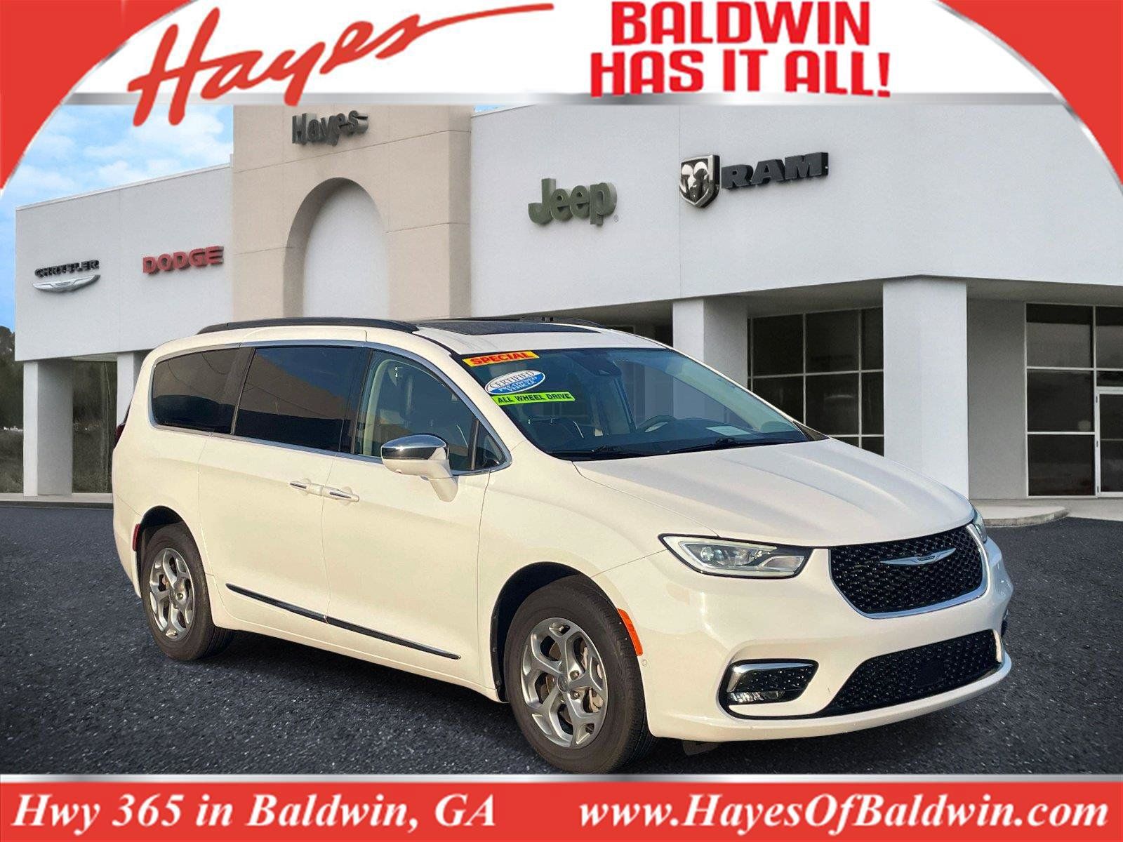 Certified 2022 Chrysler Pacifica Limited AWD/4WD image 1
