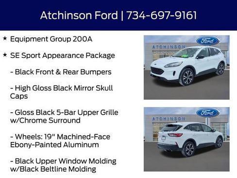 Certified 2022 Ford Escape SE w/ SE Sport Appearance Package image 12