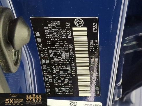 Certified 2024 Toyota Camry SE FWD image 33