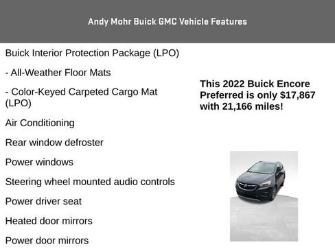 Used 2022 Buick Encore Preferred w/ Safety Package image 8