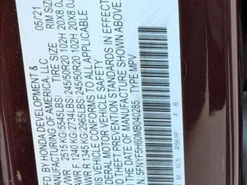 Used 2021 Honda Pilot Touring image 27