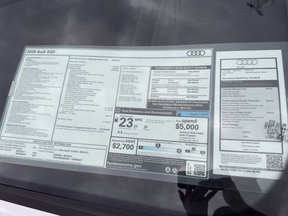 New 2026 Audi SQ5 Prestige