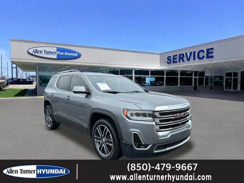 Used 2021 GMC Acadia SLT w/ Technology Package FWD image 1