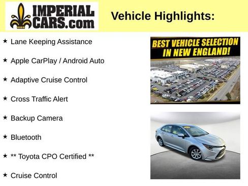 Certified 2024 Toyota Corolla LE image 3