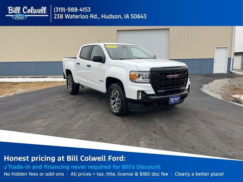Used 2021 GMC Canyon AT4 w/ Driver Alert Package image 1