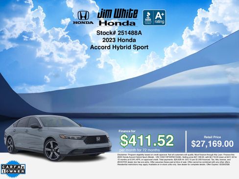 Certified 2023 Honda Accord Sport image 3