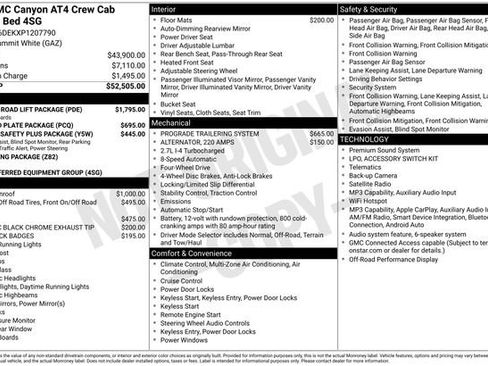 Used 2023 GMC Canyon AT4 w/ LPO, Off Road Lift Package AWD/4WD image 6