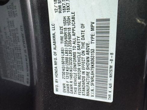 Used 2019 Honda Odyssey EX-L image 11