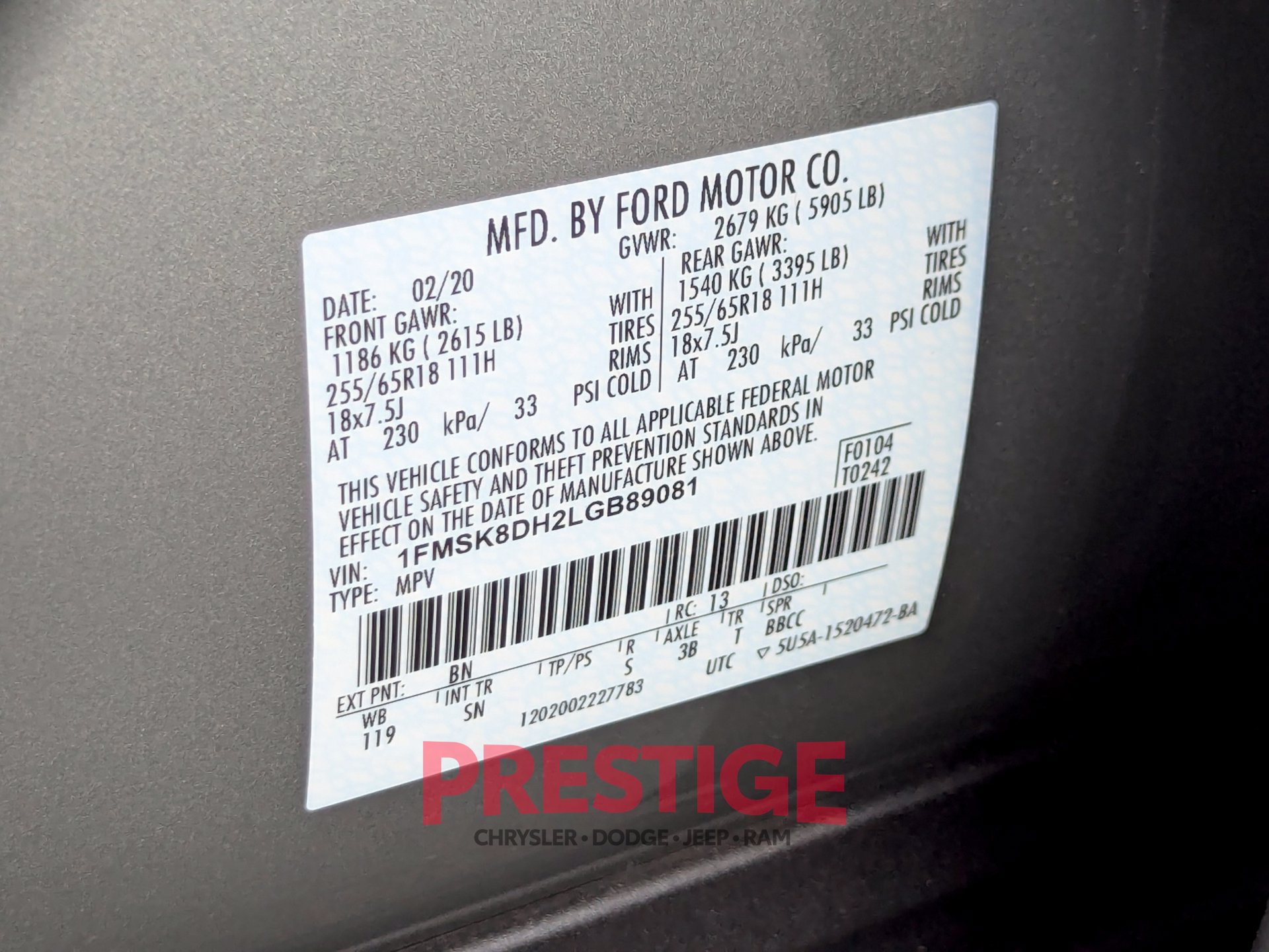 Used 2020 Ford Explorer XLT w/ Equipment Group 202A AWD/4WD image 31