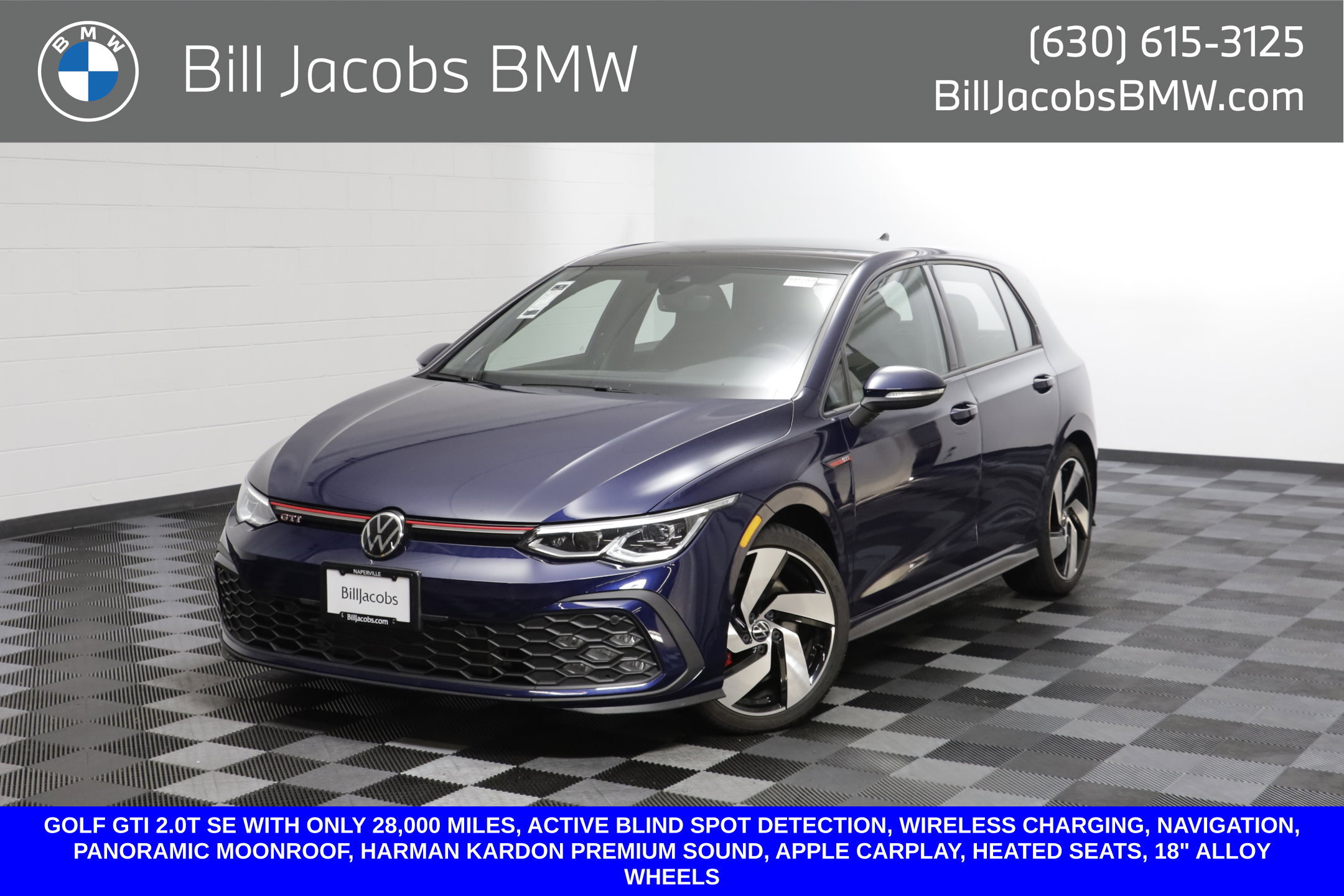 Used 2022 Volkswagen GTI SE FWD image 1